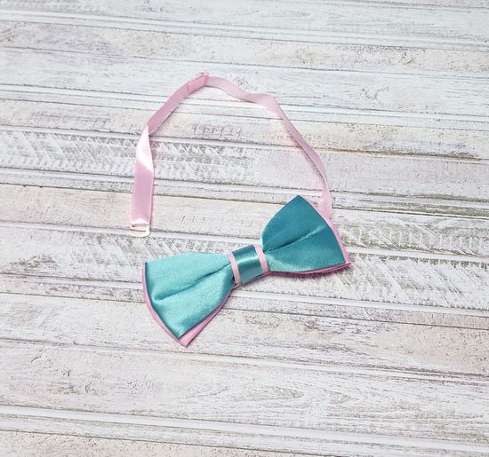 Галстук бабочка классика, лайм глянец