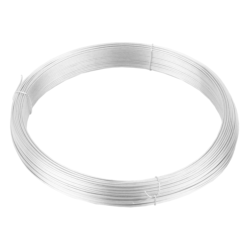 Проволока стальная 50 м, оцинкованная, термообработанная 1,0 мм // Сибртех