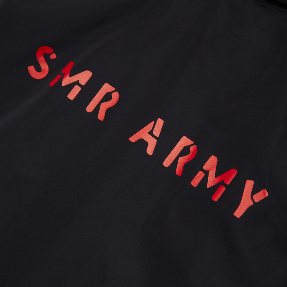 Coach Jacket Black "SMR ARMY"