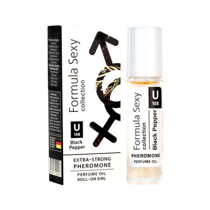 Парфюмерное масло с феромонами Formula Sexy Collection Black Pepper U108 (Формула Секси Коллекшн Блэк Пеппер U108) – 8ml