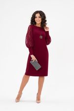 Платье Жозефина(46-56) Serenada винный (Акция)