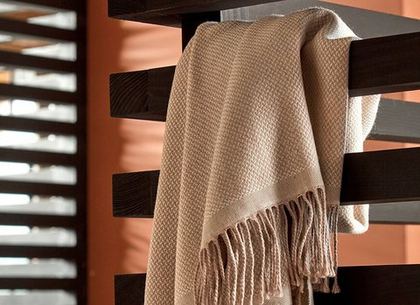 Плед Cosy Blanc des Vosges 130x170 Бежевый
