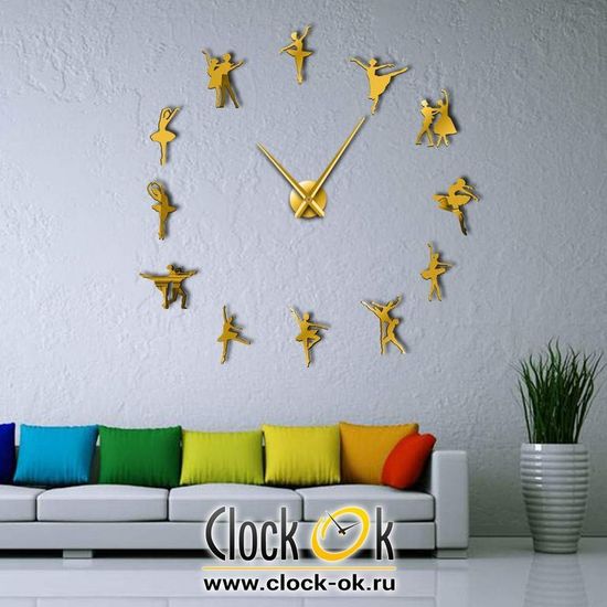 Настенные 3D часы Dance