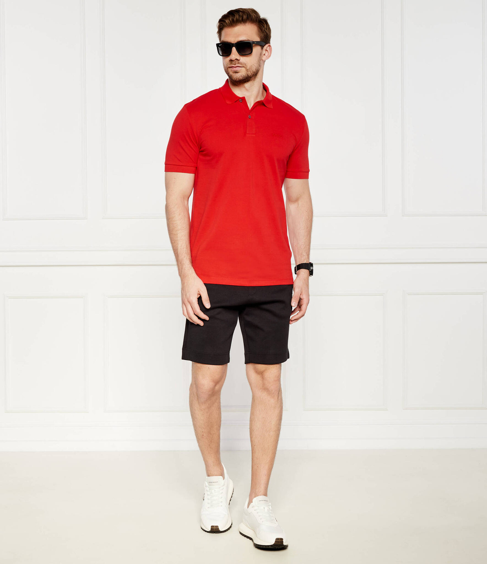 поло pallas BOSS BLACK - красный(50468362)