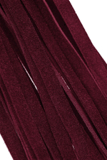 Велюровая плеть «Бургундия» - 50 см. (Цвет: малиновый)