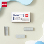 Скобы DELI для степлера №10 (15 листов), 1000 шт/кор серебро