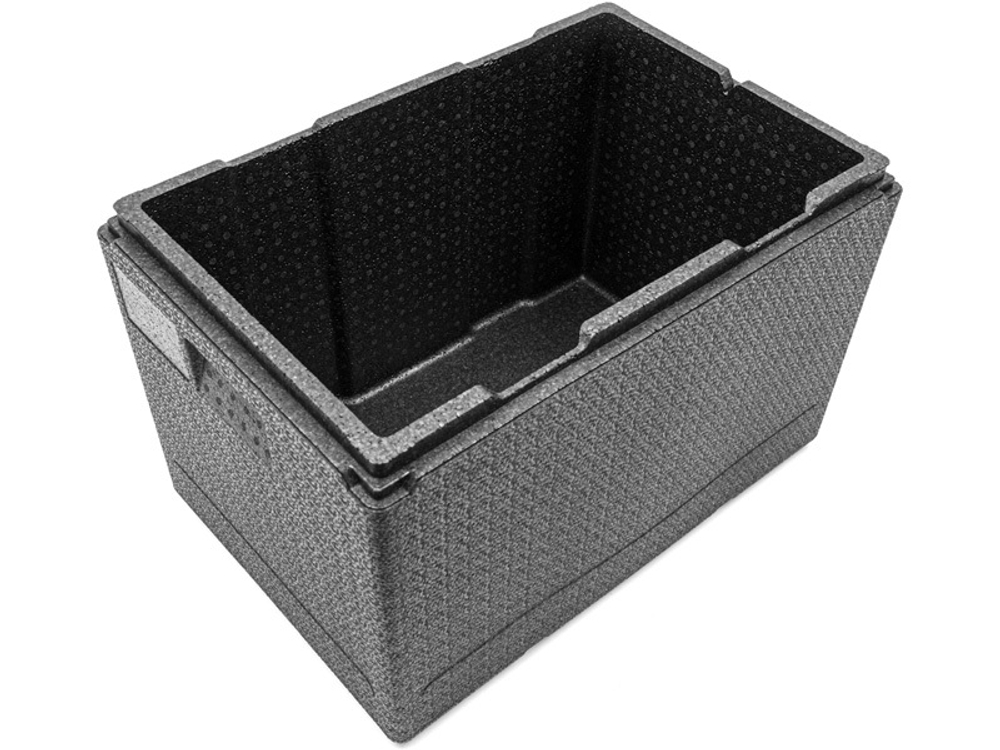 Термоконтейнер 600х400х400 60л. с крышкой, плотность 55 цв., арт. STP 60 PRO, код: 28564