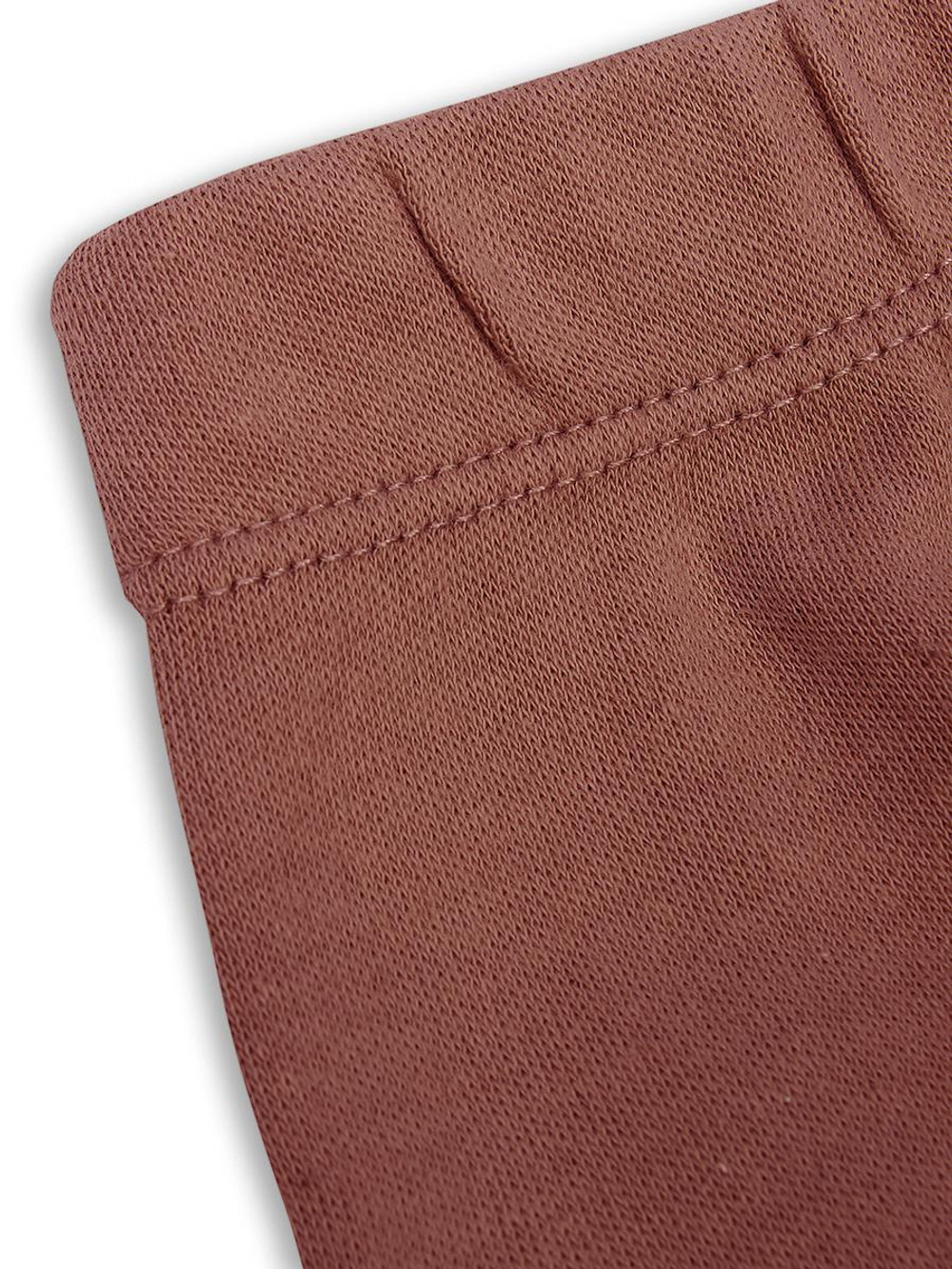 Костюм для мальчиков (свитшот, шорты) коричневый, р. 80-86 см 9097203 (MINAKU)