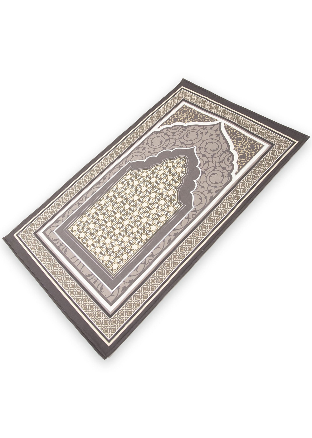 Жайнамаз серый (принт 214-03) размер 67х110 Adili