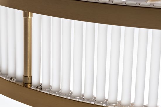 K2KM12850 Люстра Ancona круглая бронза/стекло прозр. d85см