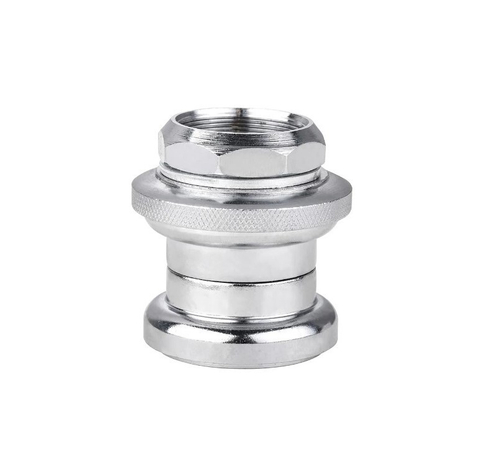 Рулевая колонка MIXIEER, 1-1/8", резьбовая, EC 34/28.6-26T  EC 34/30, подшипники 5/32"x20- 2шт, высота 35.5мм, серебристая (50/100)