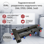 Гидравлический разделитель модульного типа DIAL STEEL GRM L 3x60