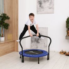 Батут с поручнем DFC JUMPFIT 36&#39;&#39; синий