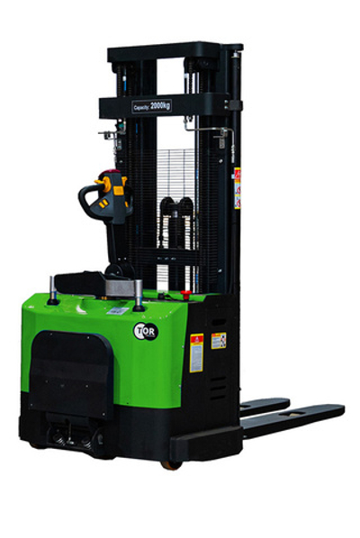 Штабелер самоходный 1,5 т 5,0 м TOR ES15T4 Li-ion 24/200 В/Ач ЭУР, Curtis, H-мачта (с платформой)