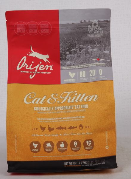 Orijen Cat &amp; Kitten 80/20 для Котят и Кошек
