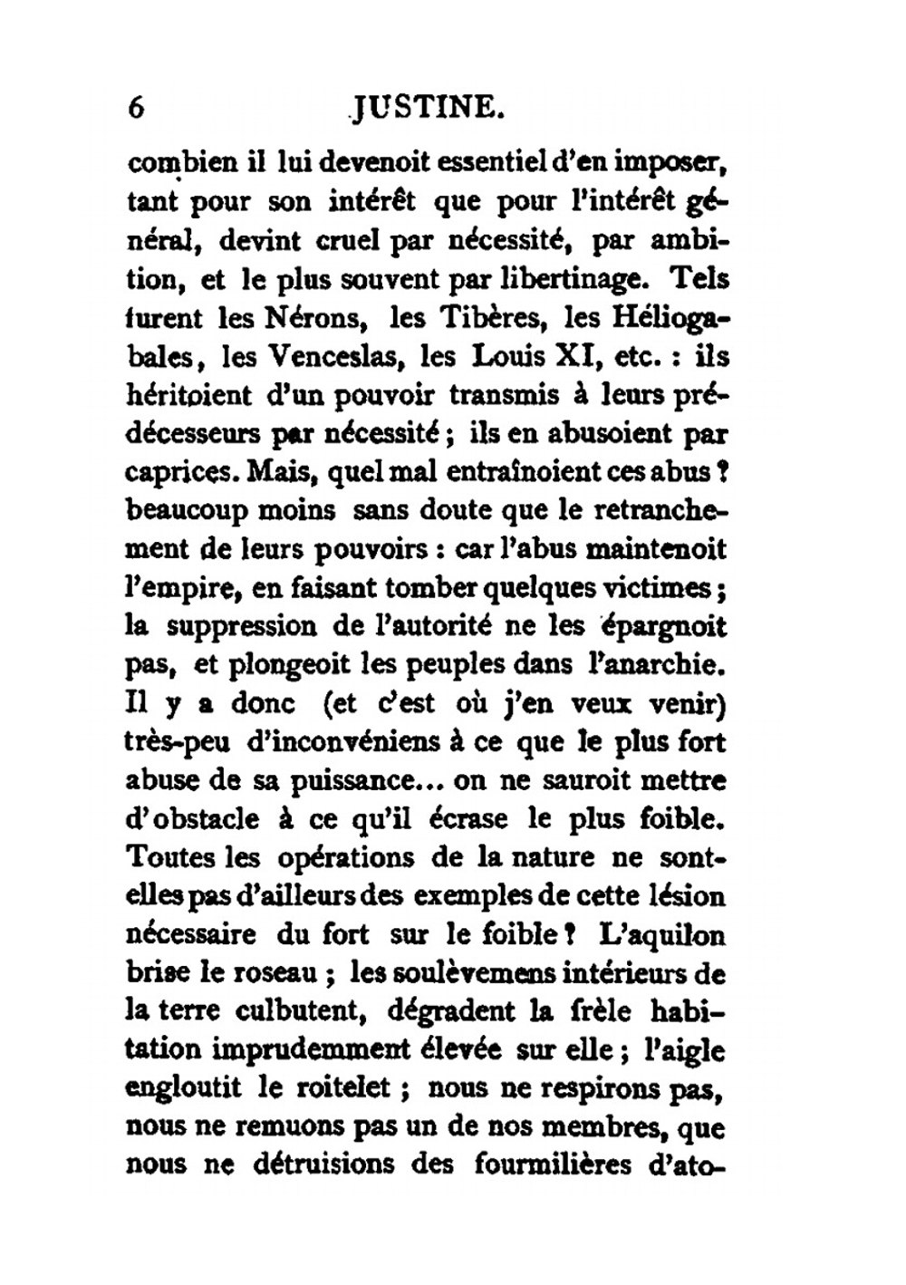 La Nouvelle Justine Ou Les Malheurs De La Vertu. Tome 4 | Sade