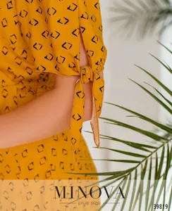 Платье 3149B-горчица Minova