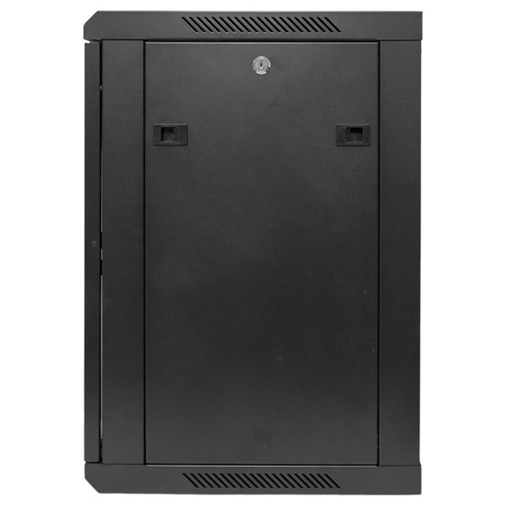 Шкаф настенный 19" TERACOM PRO 12U 600x450 мм дверь стеклянная с замком-ручкой чёрный