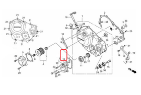 19220-KYJ-900. COVER COMP., WATER PUMP