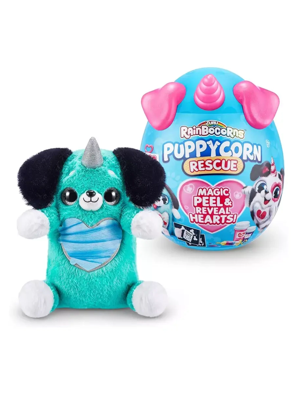 Мягкая игрушка сюрприз яйцо Rainbocorns Puppycorn Rescue