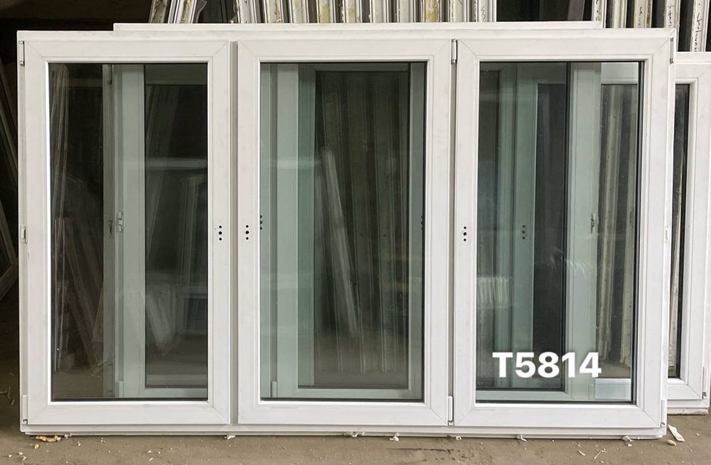 Окно Пластиковое Б/У 143(в) х 229(ш)