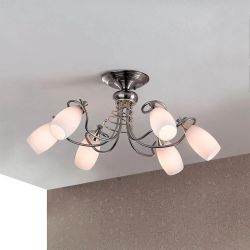 Citilux Каролина CL120161 Люстра потолочная Хром Золото