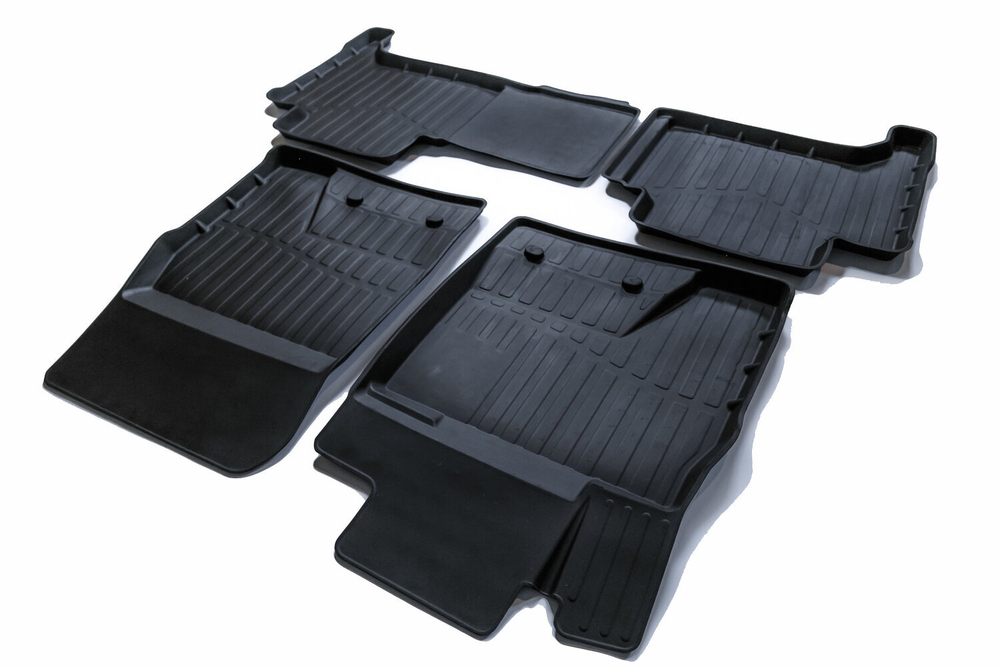 Коврики резиновые в салон 3D PREMIUM для Toyota LC200/Lexus LX570 (2007-) SRTK.PR.TY.LC.200.07G.02X72