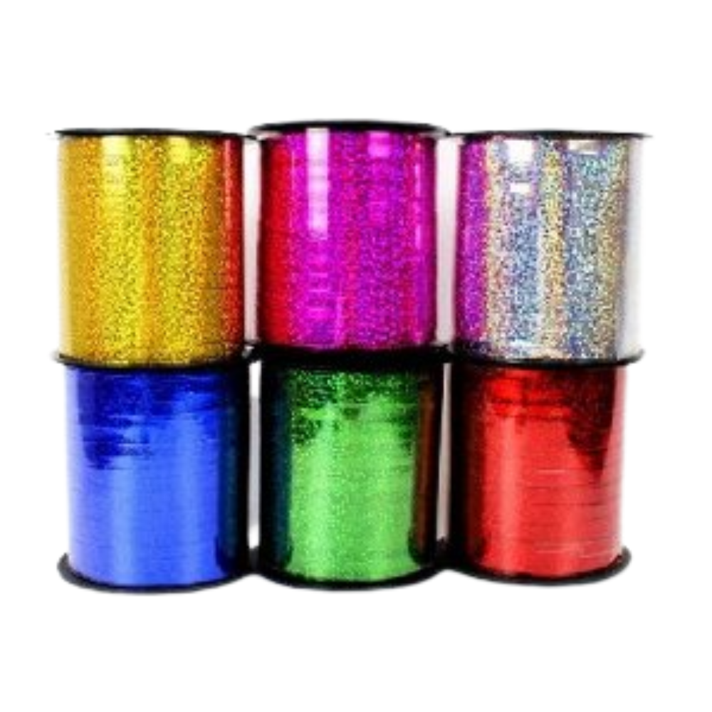 Декоративная лента цветная блеск