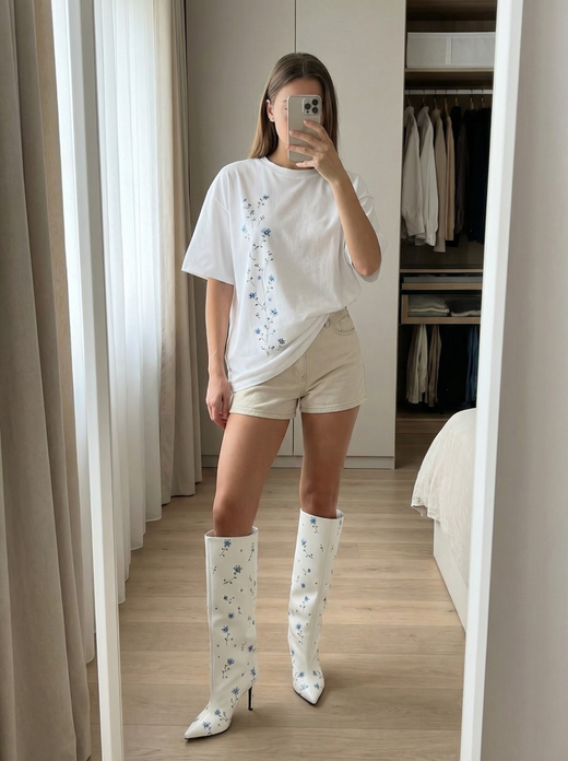 Футболка женская oversize