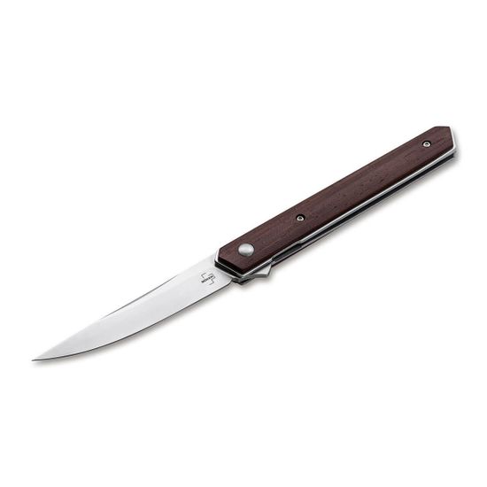 Складной нож Boker 01BO168 Kwaiken Air Cocobolo c клинком из стали VG-10, рукоять дерево (Кокоболо) / Stainless Steel