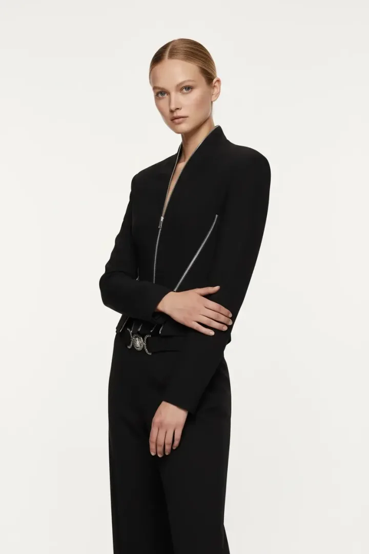 Женская куртка - пиджак с молниями «TIFA»