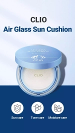 CLIO Солнцезащитной кушон Air Glass Sun Cushion Refill Set