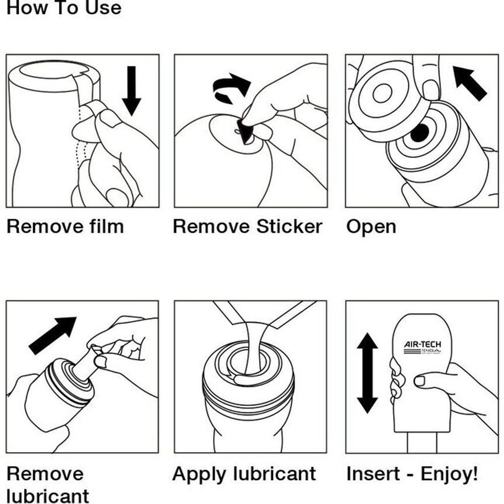 Мастурбатор Tenga Air-Tech Regular (ощущение глубокого минета) (Цвет: красный с белым)