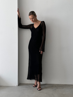 Комплект MOANA с чёрной комбинацией, чёрный