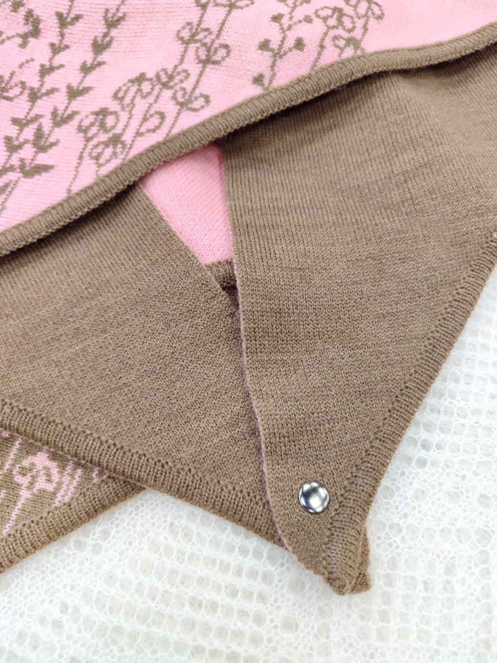 Косынка К502-15/29 розовый/т.беж