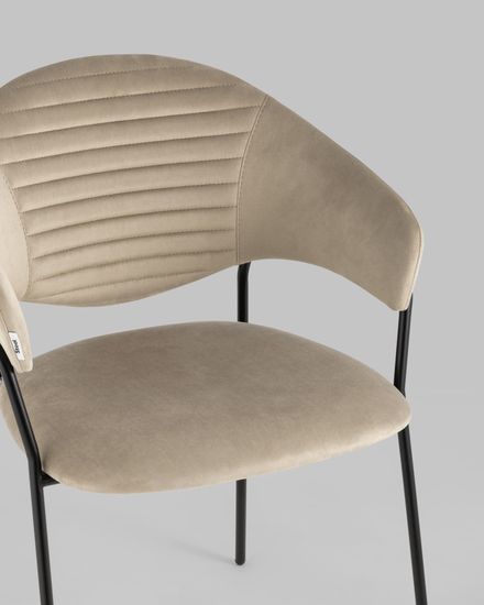 Стул Алексис велюр капучино 2 шт