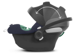 Коляска Cybex Balios S Lux SLV complete Aton B2 Bay Blue Base One 4 в 1 Stone Grey с дождевиками