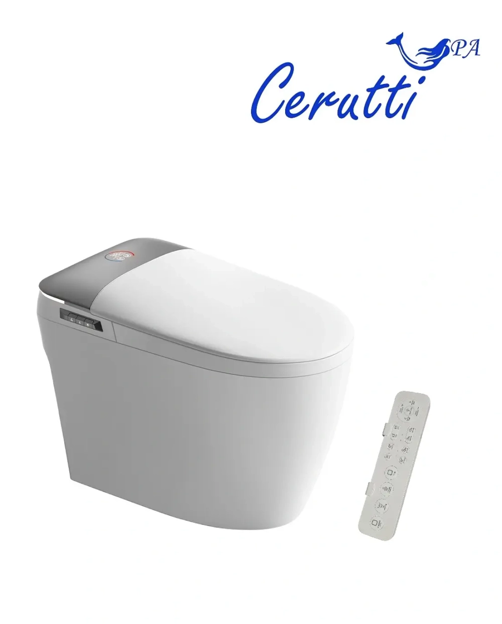 Унитаз ERSILIA Smart напольный с дистанционным управлением Ceruttispa CT10616 (680x400x470)