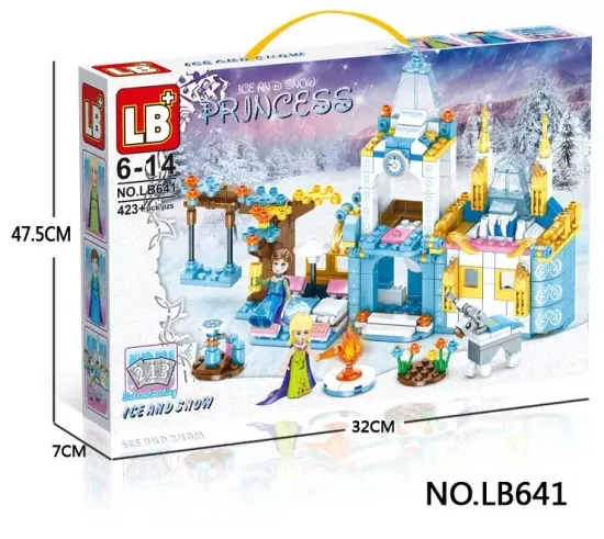 Конструктор Princess Ice and snow « Ледяной Замок Эльзы» , 423+ дет