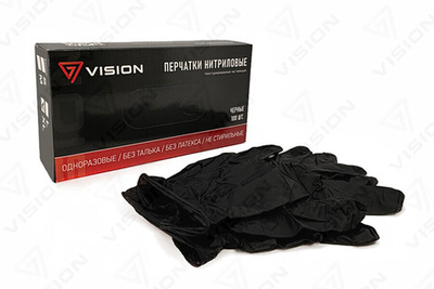 Нитриловые перчатки Vision 1пара. - L