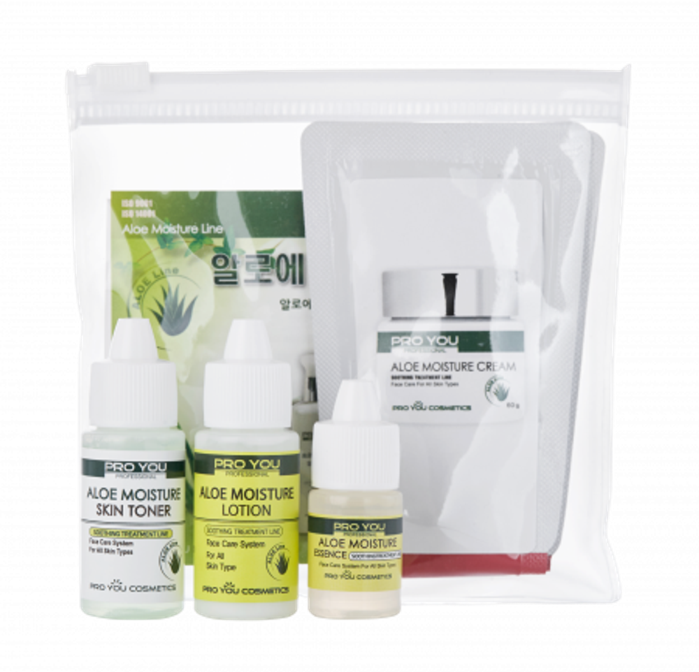 Pro You Мини-набор уходовых средств | 4 Kinds Of Aloe Moisture Small Size Set