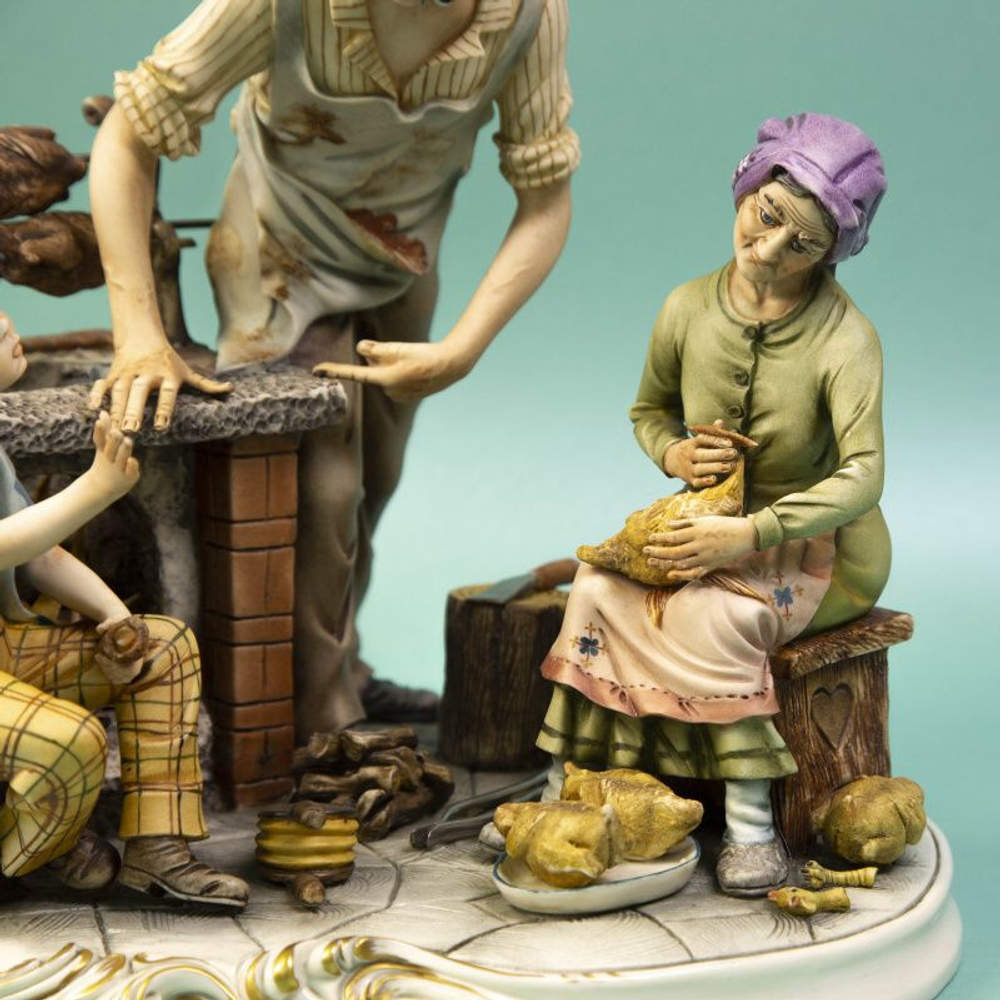 Фарфоровая мануфактура Capodimonte «Опытный повар»