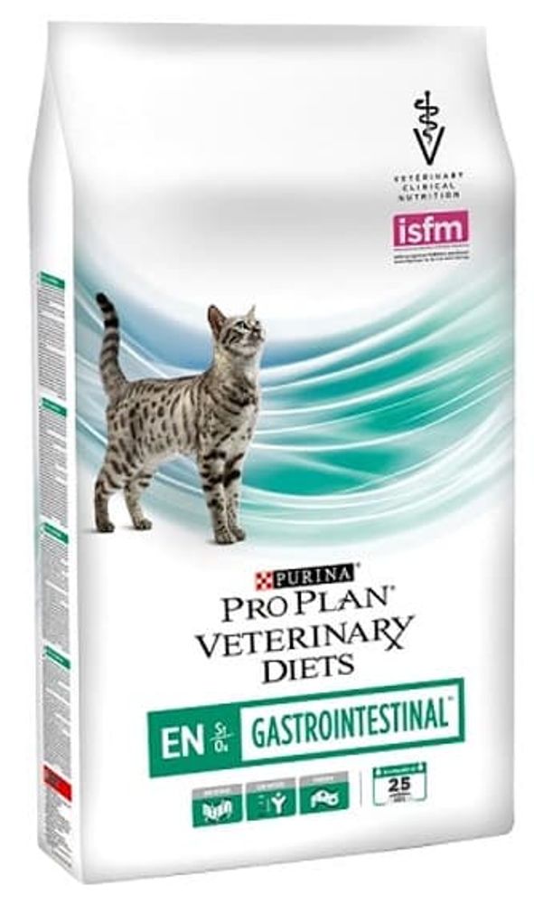 Сухой корм Pro Plan Veterinary Diets EN St/Ox для кошек, для снижения проявлений острых кишечных расстройств, Пакет 1,5 кг