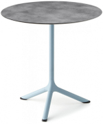 Стол ламинированный обеденный Scab Design Tripe, голубой, цементный