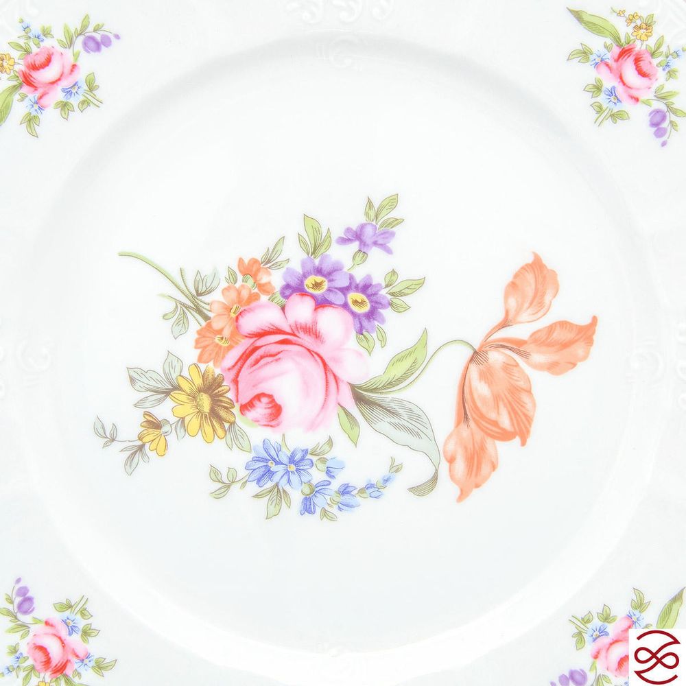 Набор тарелок Bernadotte Полевой цветок 25 см(6 шт)