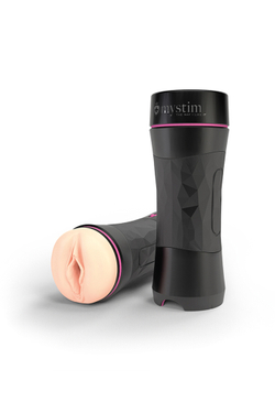 Мастурбатор Mystim OH PUSH ME Vagina,TPE, телесный, 21,5 см