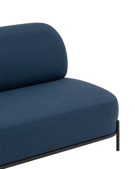 Диван Midnignt синяя рогожка