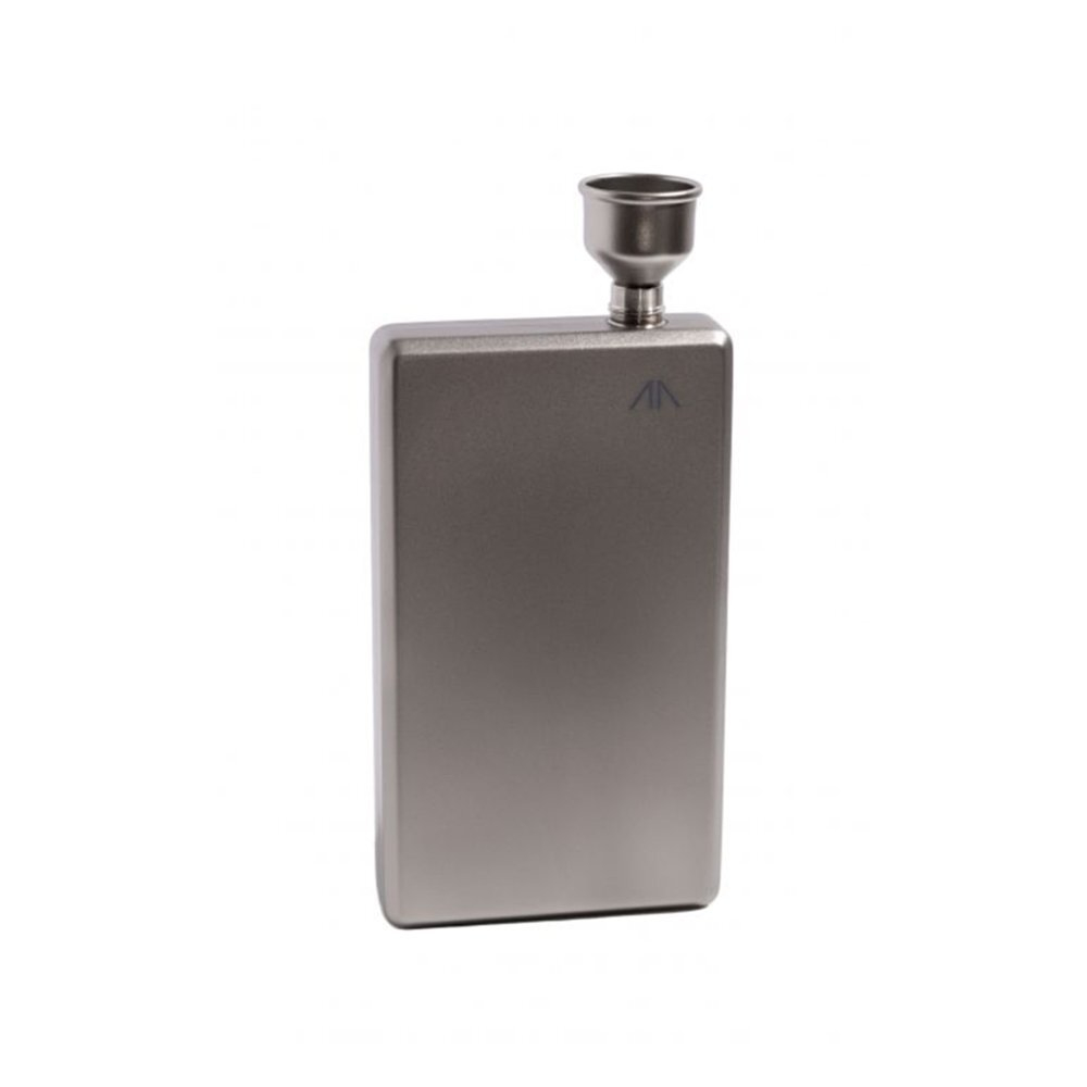 Фляга + воронка титановые TITANIUM POCKET FLASK 200мл.