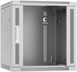 Шкаф настенный 19", 12U Cabeus SH-05F-12U60/45-R