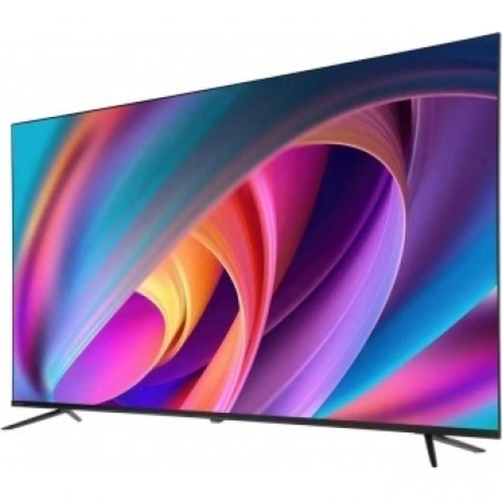 Телевизор LED Hyundai 65" H-LED65BU7100 WebOS Frameless Metal серый/серый 4K Ultra HD 60Hz MEMC DVB-T DVB-T2 DVB-C DVB-S DVB-S2 USB WiFi Smart TV